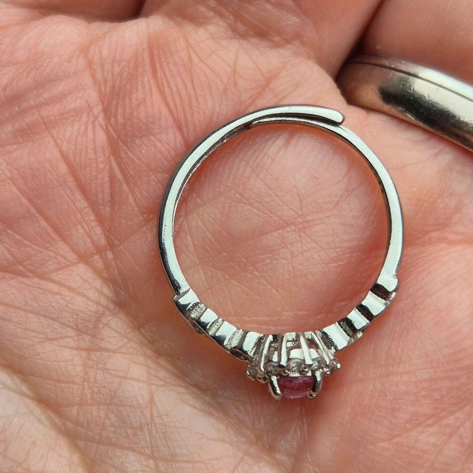Natuurlijke toermalijn S925 zilveren ring – photo 7